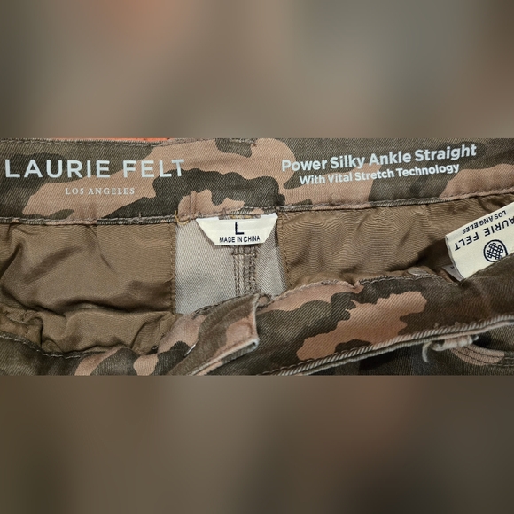 Laurie Felt Camouflage Pants with Floral Embroidery - Picture 4 of 6